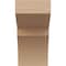 Ekena Millwork 5"W x 5"D x 10"H Wide Monterey Rough Cedar Woodgrain TimberThane Corbel, Primed Tan CORUR05X05X10MONRCPR - alternate 4